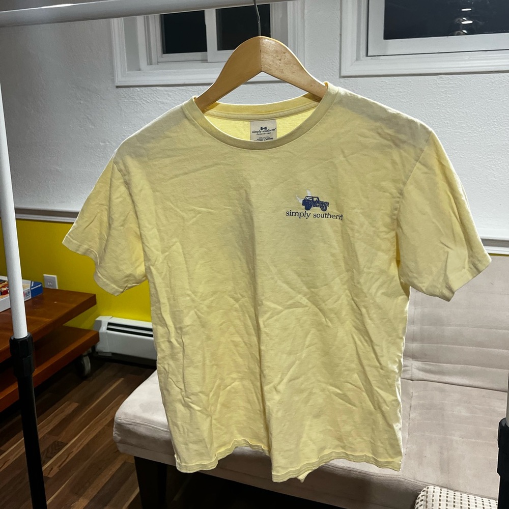 yellow simply southern t shirt